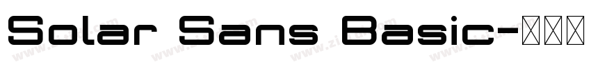 Solar Sans Basic字体转换
